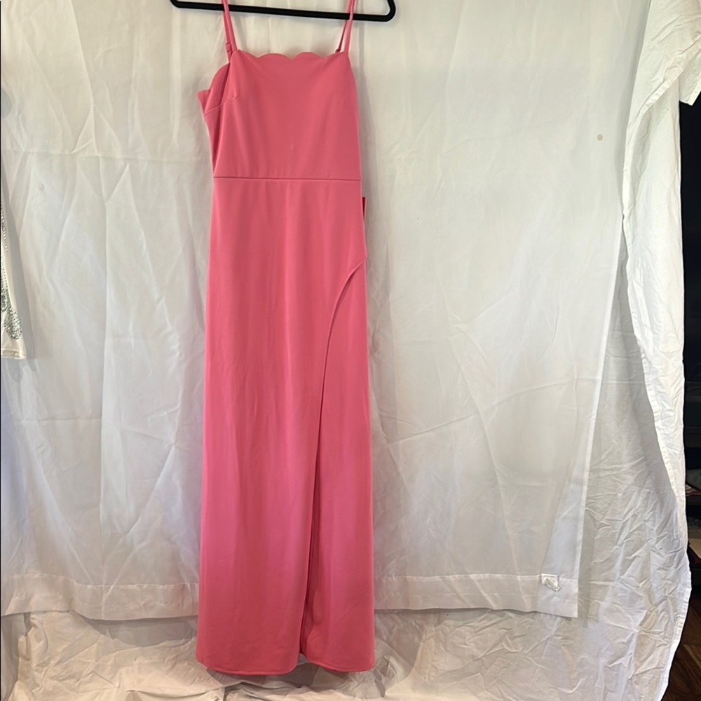 Speechless Pink Spaghetti Strap Maxi Dress